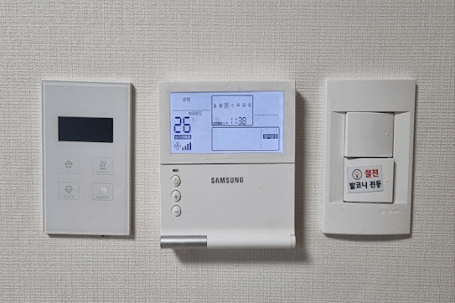 에어컨 온도 26도 설정 화면